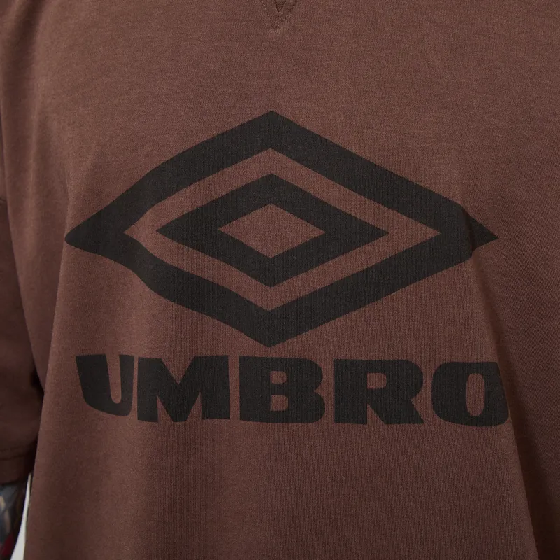 Umbro Washed Boxy T Shirt Demitasse Black-5
