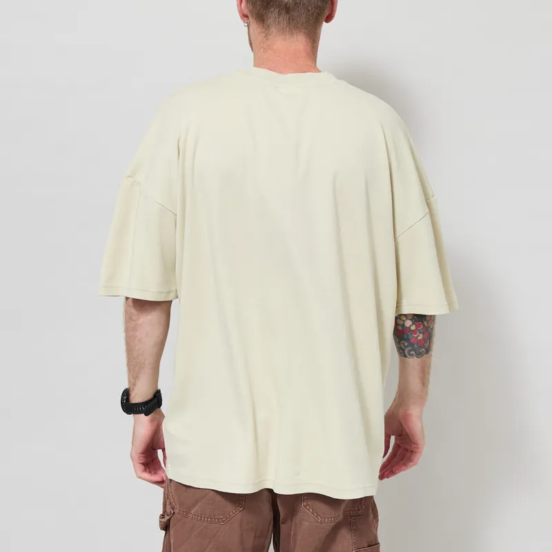 Umbro Washed Boxy T Shirt Pelican Plaza Taupe-2