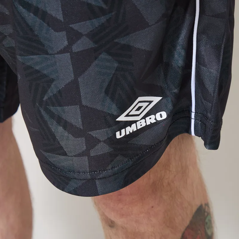 Umbro Football Shorts Phantom Black Brilliant White-6