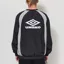 Umbro Panelled Sweat Black Neutral Grey White