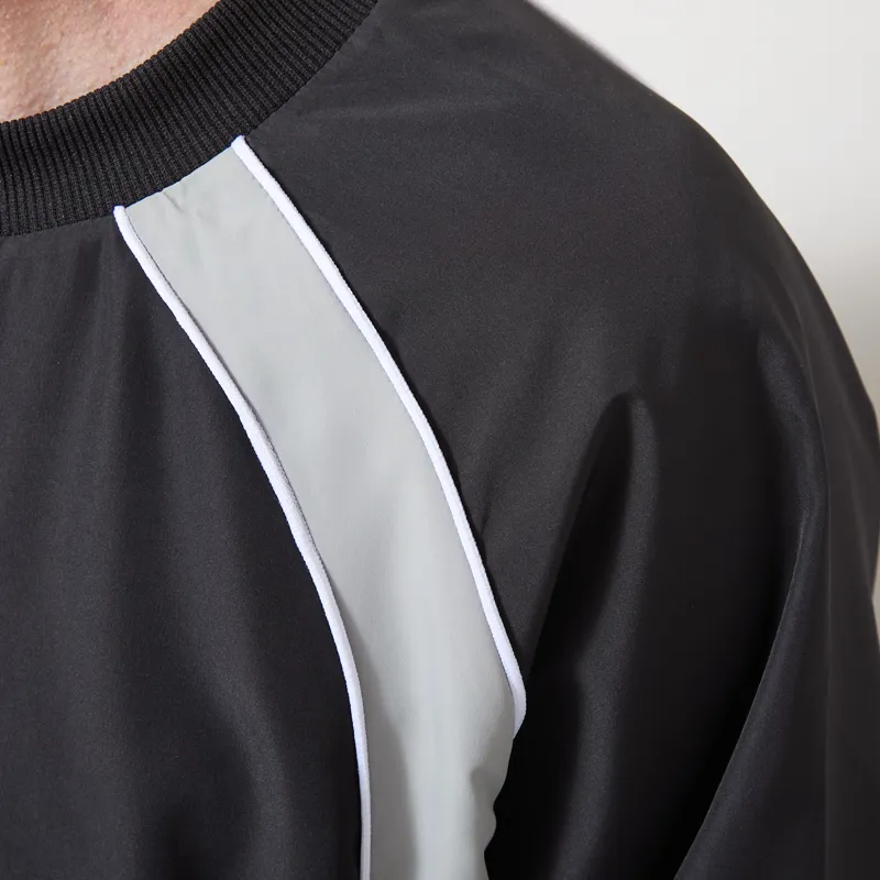 Umbro Panelled Sweat Black Neutral Grey White-4