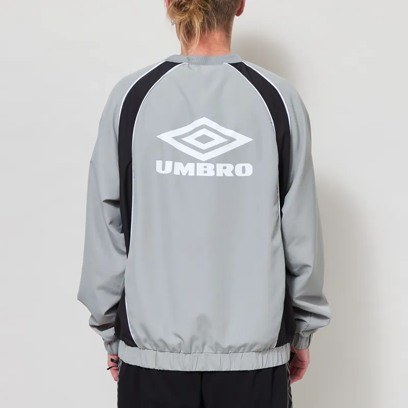 Umbro Panelled Sweat Neutral Grey Black White