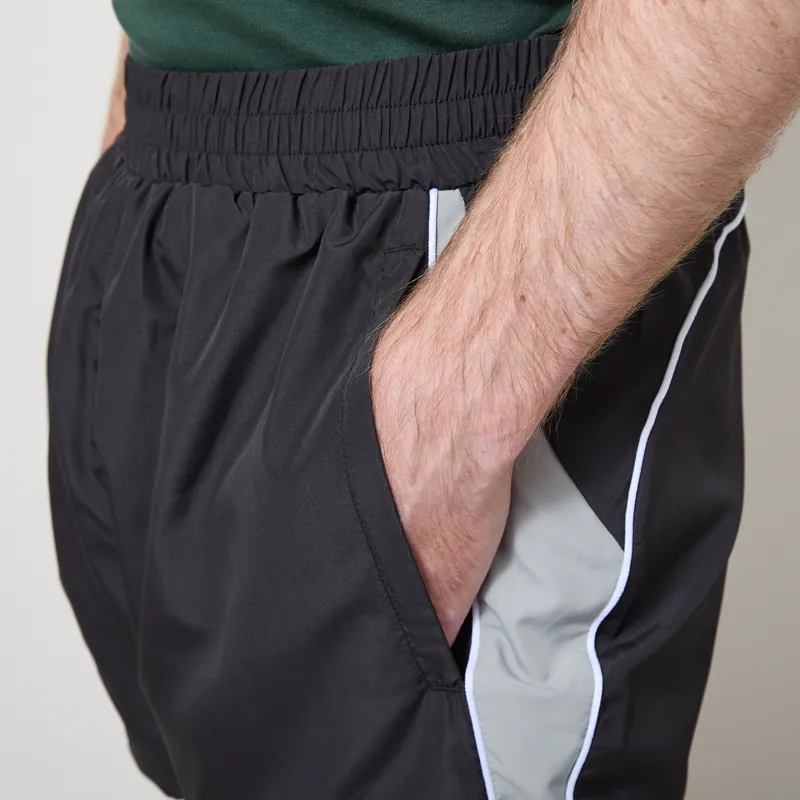 Umbro Panelled Shorts Black Neutral Grey White-5