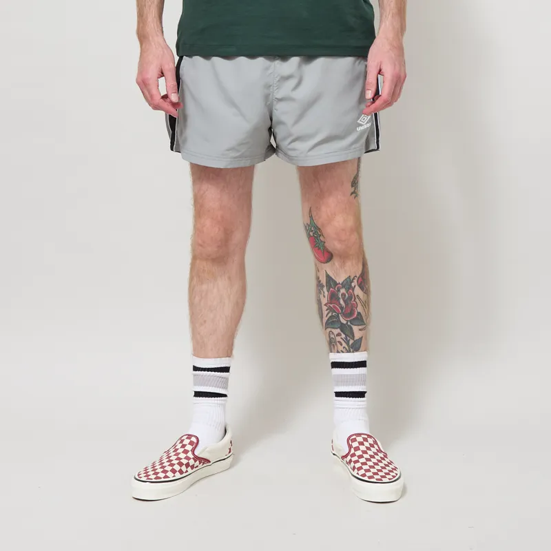 Umbro Panelled Shorts Neutral Grey Black White