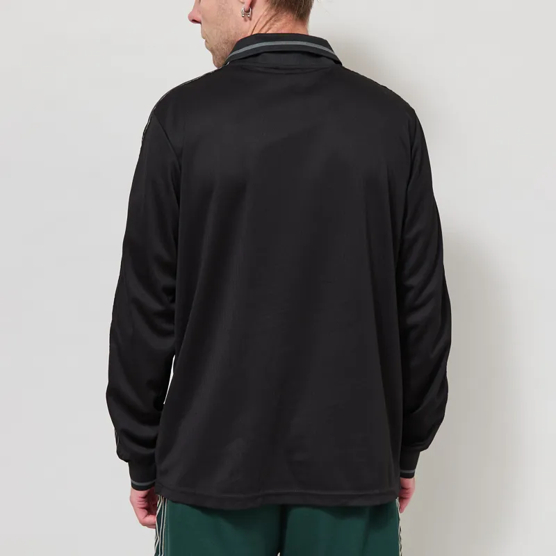 Umbro Taped Long Sleeve Jersey Black Sedona Sage-3