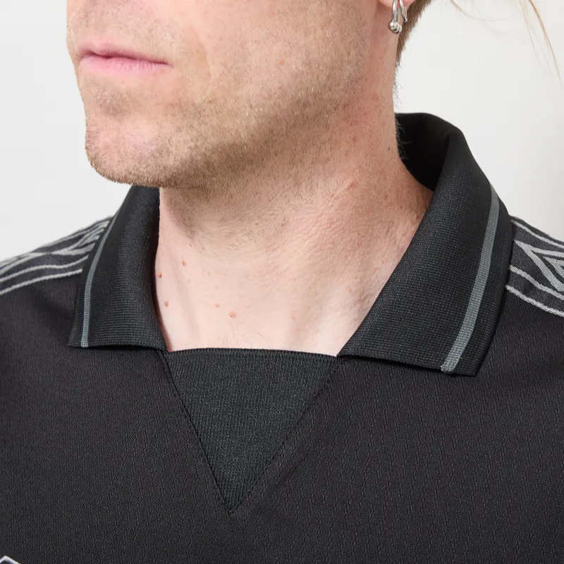 Umbro Taped Long Sleeve Jersey Black Sedona Sage-4