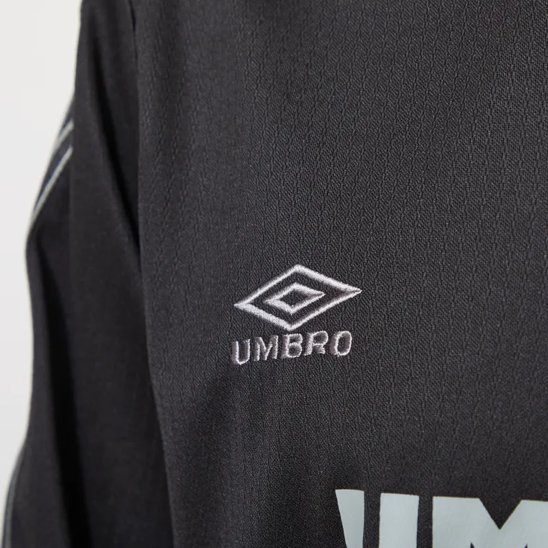 Umbro Taped Long Sleeve Jersey Black Sedona Sage-6