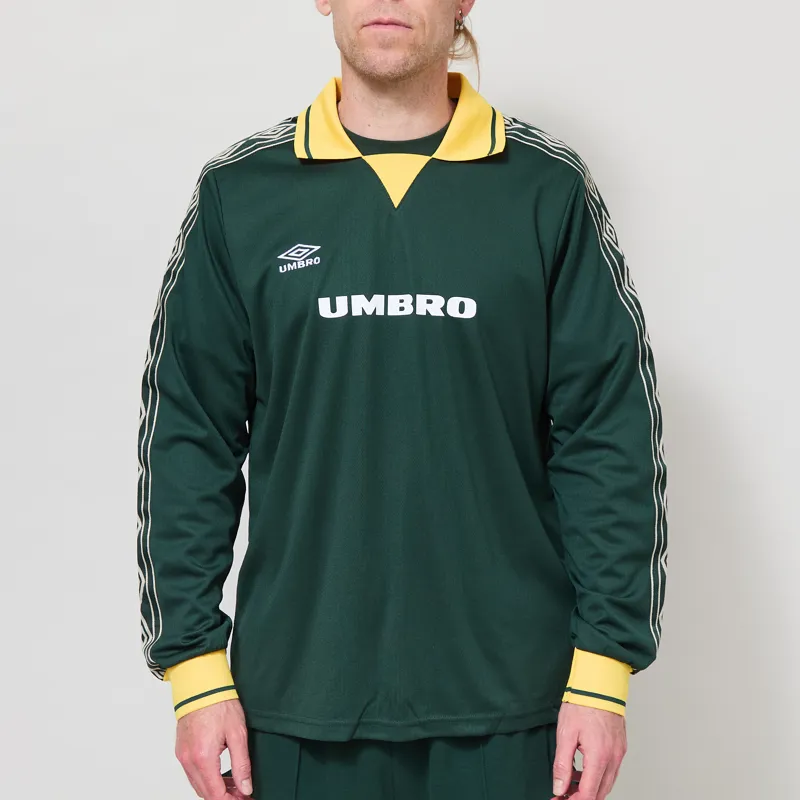 Umbro Taped Long Sleeve Jersey Pine Grove Hot Sport Pelican