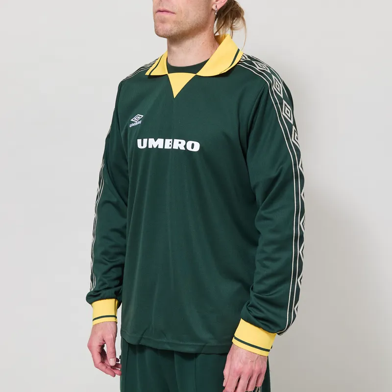 Umbro Taped Long Sleeve Jersey Pine Grove Hot Sport Pelican-1