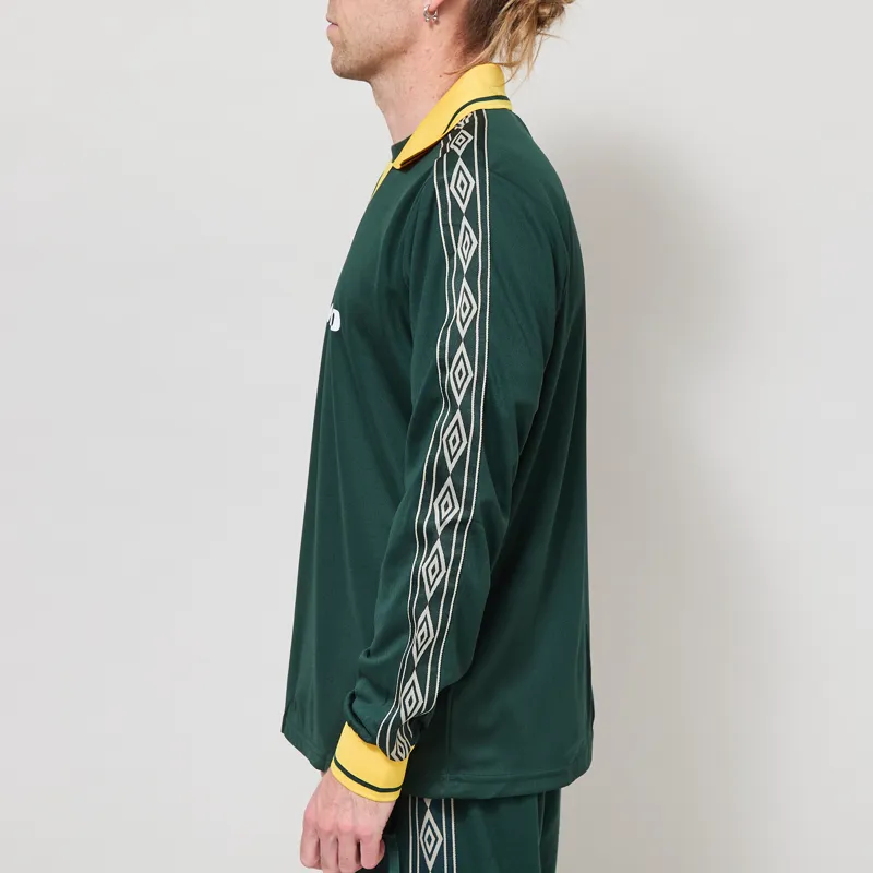 Umbro Taped Long Sleeve Jersey Pine Grove Hot Sport Pelican-2