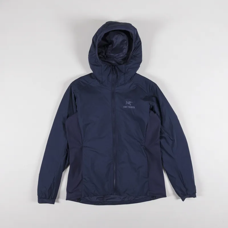 Arc'teryx Womens Atom Weather Resistant Hoody Jacket Black Navy
