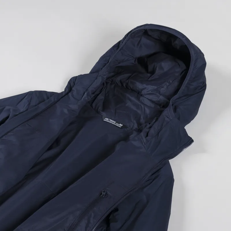 Arc'teryx Womens Atom Weather Resistant Hoody Jacket Black Navy