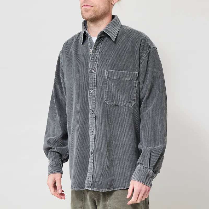 Frizmworks Pigment 8W Corduroy Shirt Charcoal-1