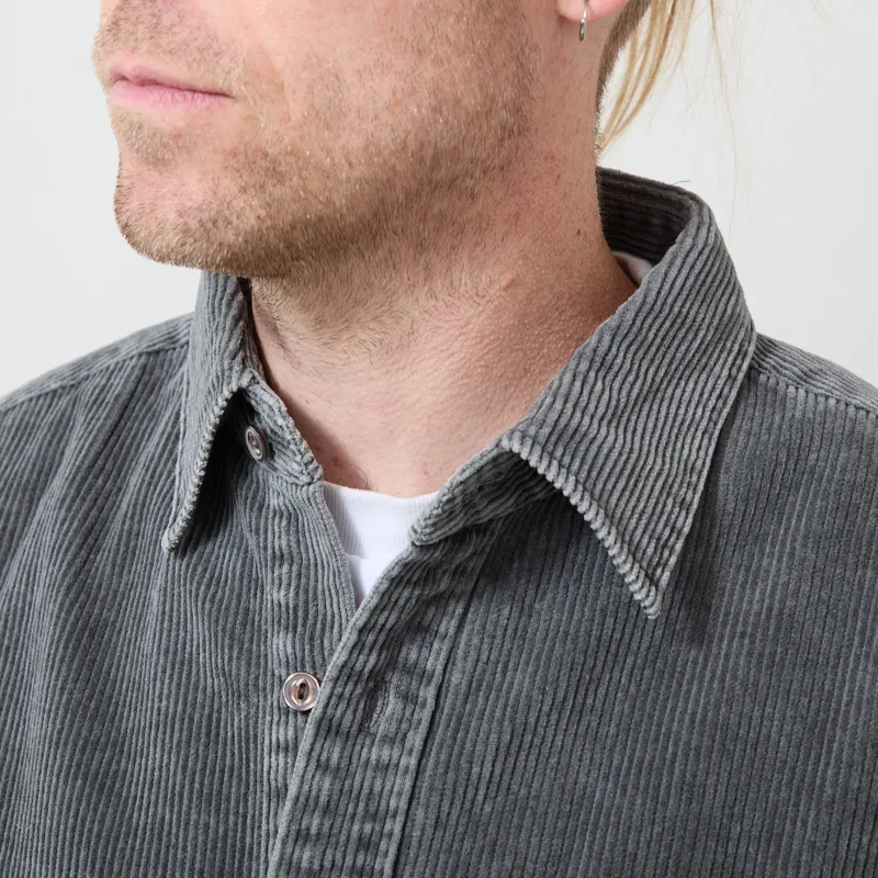 Frizmworks Pigment 8W Corduroy Shirt Charcoal-3