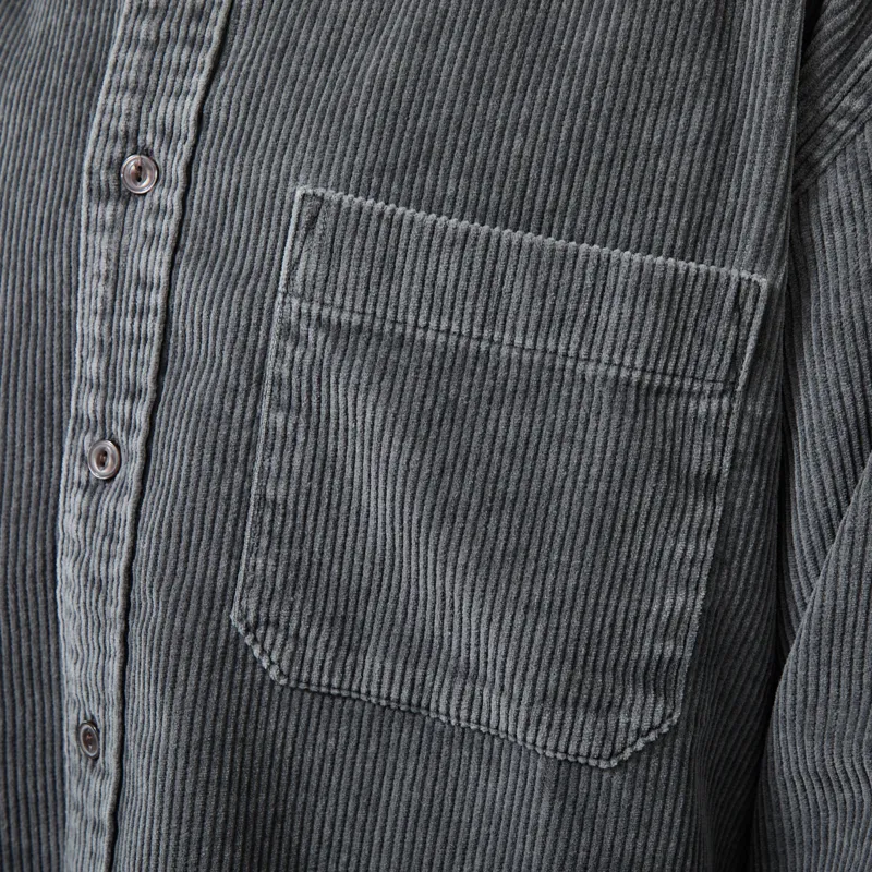 Frizmworks Pigment 8W Corduroy Shirt Charcoal-4
