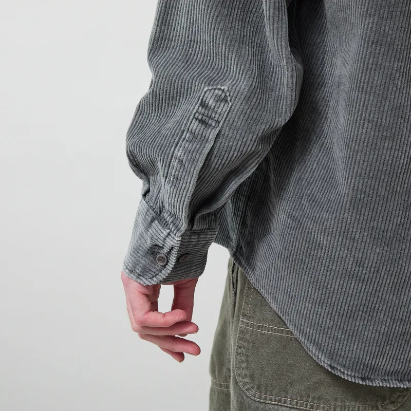 Frizmworks Pigment 8W Corduroy Shirt Charcoal-6