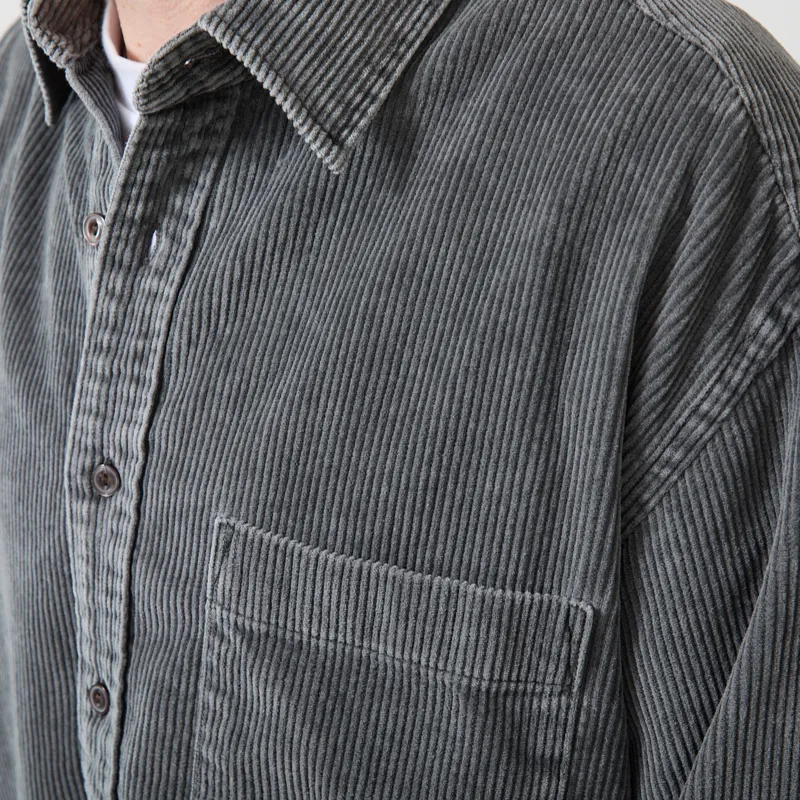 Frizmworks Pigment 8W Corduroy Shirt Charcoal-8