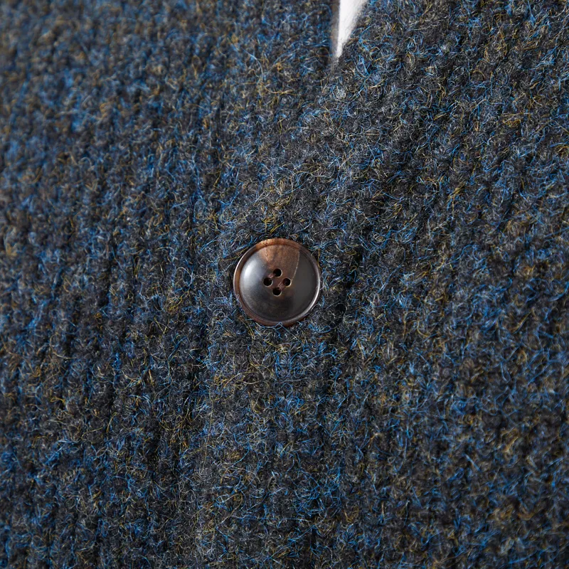 Frizmworks Brushed Wool Round Cardigan Black-4