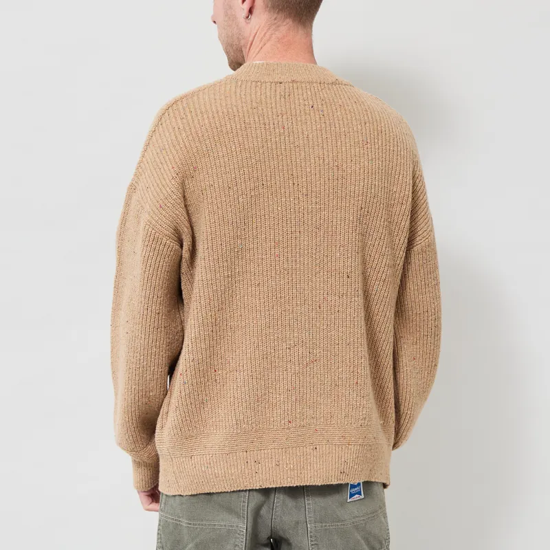 Frizmworks Bocaci Wool Round Cardigan Beige-2