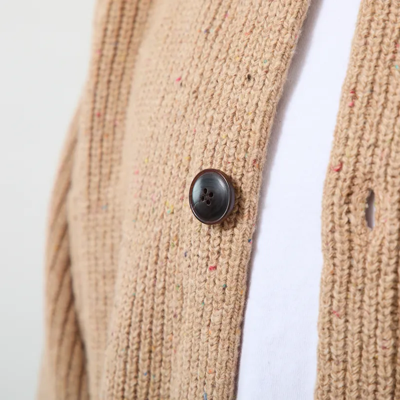 Frizmworks Bocaci Wool Round Cardigan Beige-5