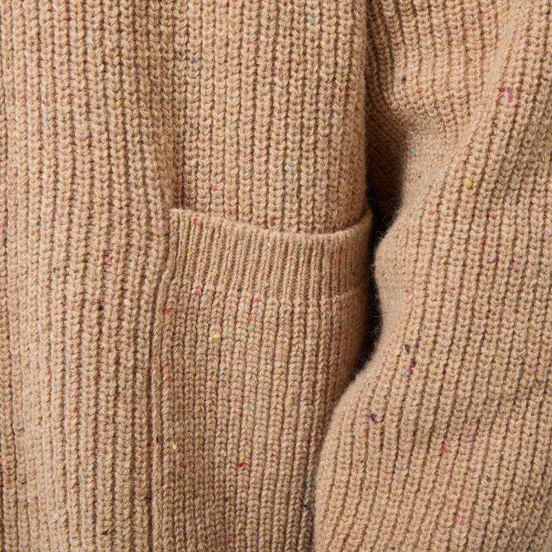 Frizmworks Bocaci Wool Round Cardigan Beige-7