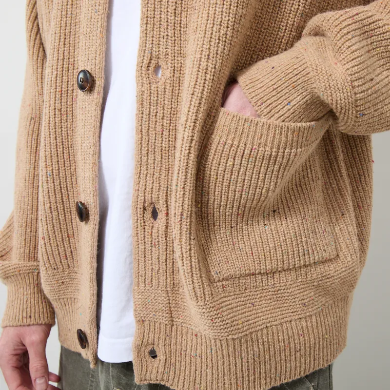 Frizmworks Bocaci Wool Round Cardigan Beige-8