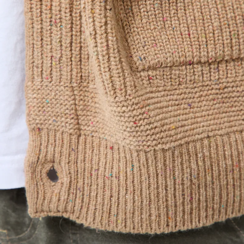 Frizmworks Bocaci Wool Round Cardigan Beige-9