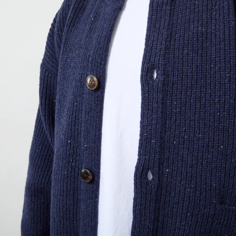 Frizmworks Bocaci Wool Round Cardigan Navy-4