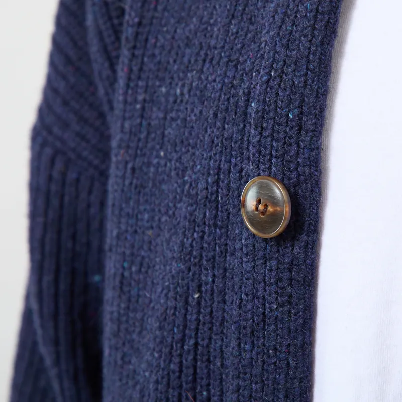Frizmworks Bocaci Wool Round Cardigan Navy-5