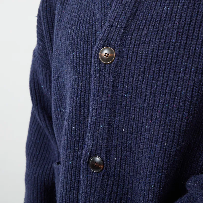 Frizmworks Bocaci Wool Round Cardigan Navy-6