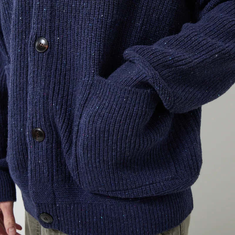 Frizmworks Bocaci Wool Round Cardigan Navy-7