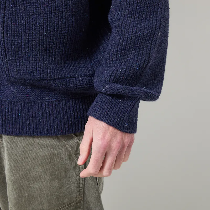 Frizmworks Bocaci Wool Round Cardigan Navy-8
