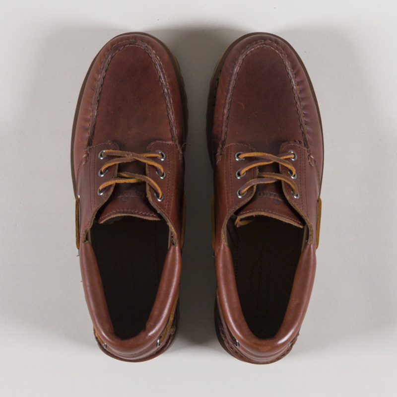 Sebago Acadia Leather Moccasin Shoes Brown Cinnamon-6