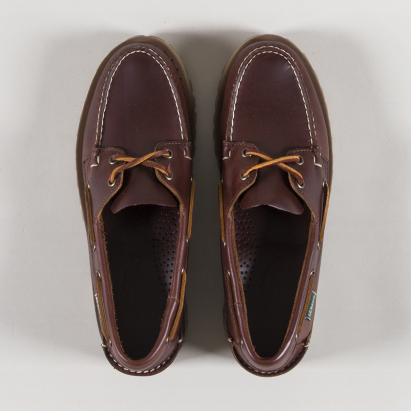 Sebago Ranger Waxy Moccasin Shoes Brown Gum-6