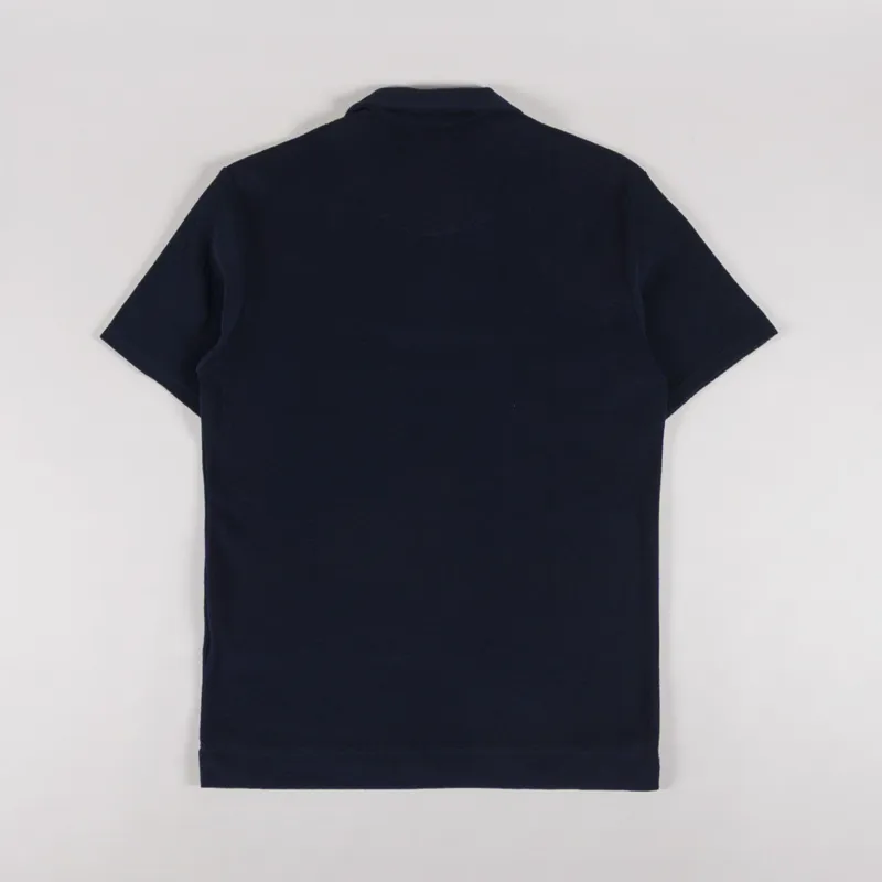 Oas Polo Terry Shirt Navy-1