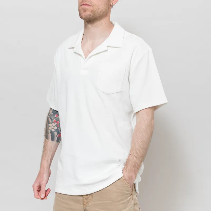 Oas Polo Terry Shirt White-1
