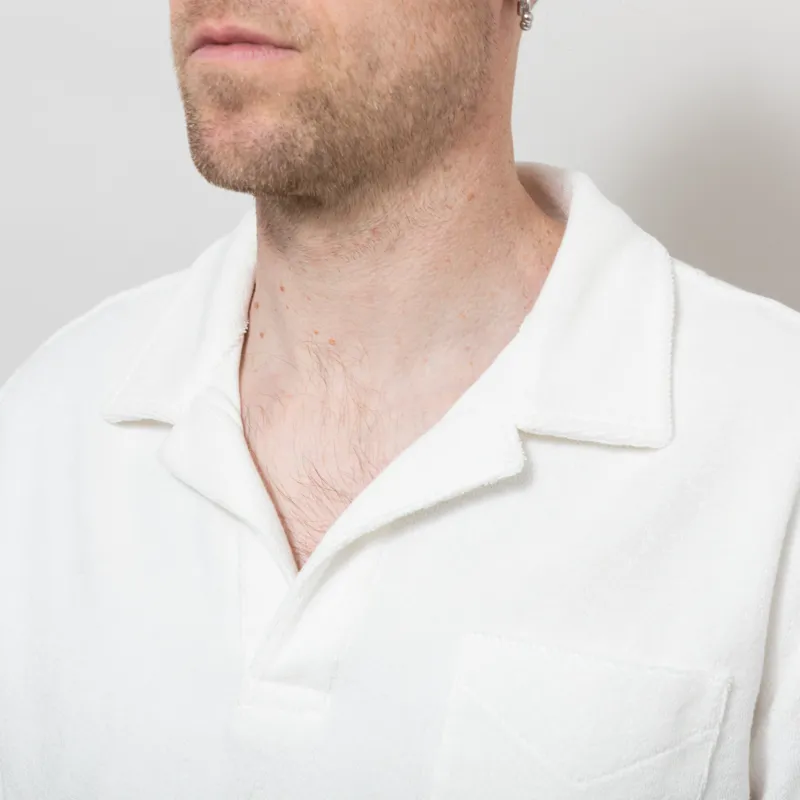 Oas Polo Terry Shirt White-3