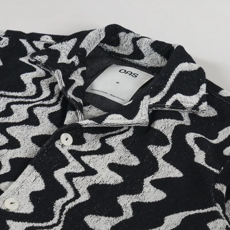 Oas Nero Verve Cuba Terry Shirt Black-2