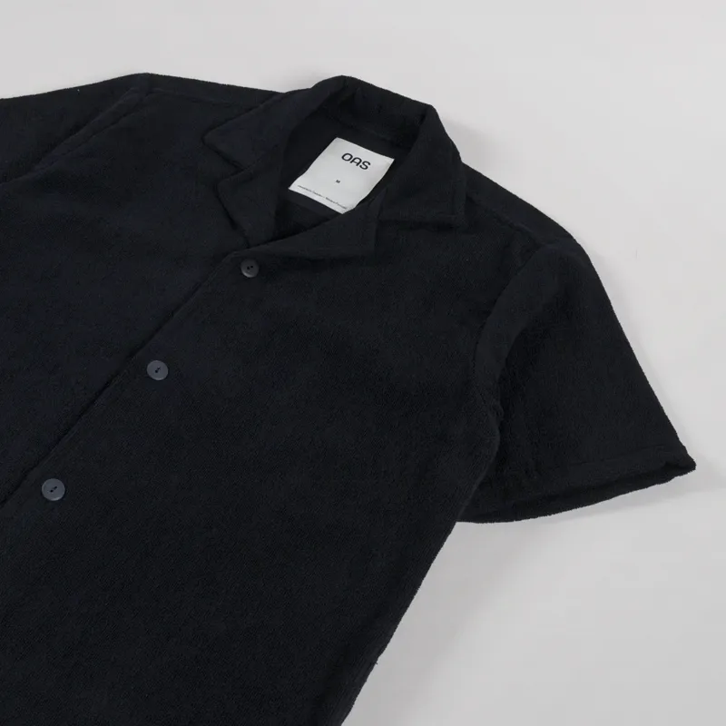 Oas Cuba Terry Shirt Black-2