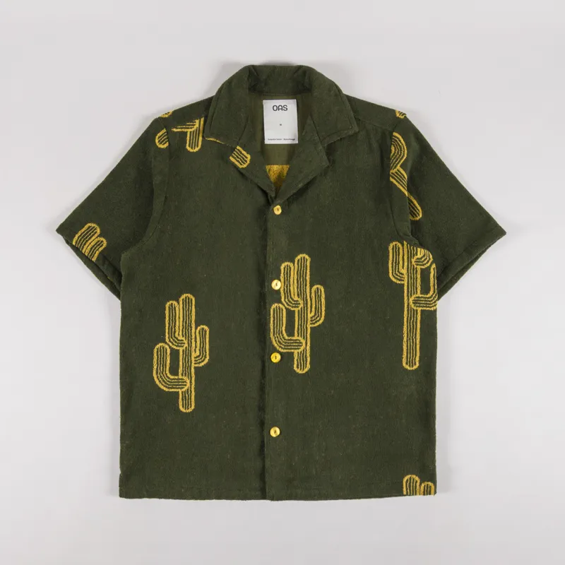 Oas Mezcal Cuba Terry Shirt Dark Green