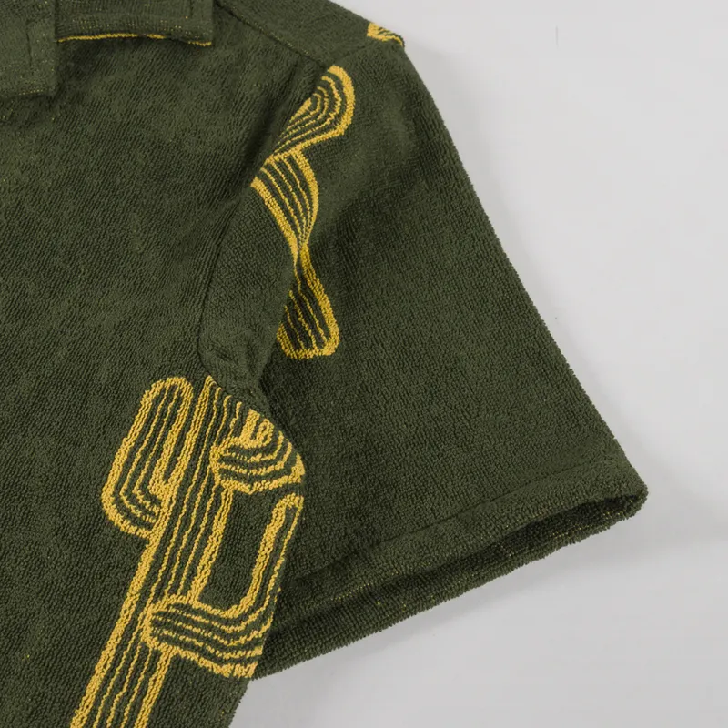 Oas Mezcal Cuba Terry Shirt Dark Green-6
