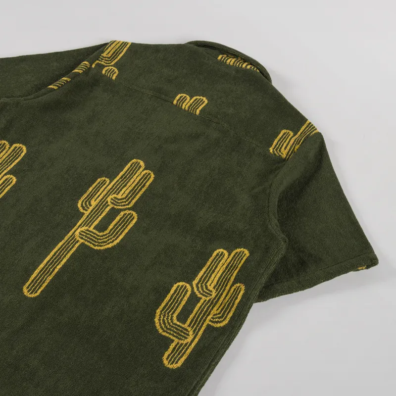 Oas Mezcal Cuba Terry Shirt Dark Green-3