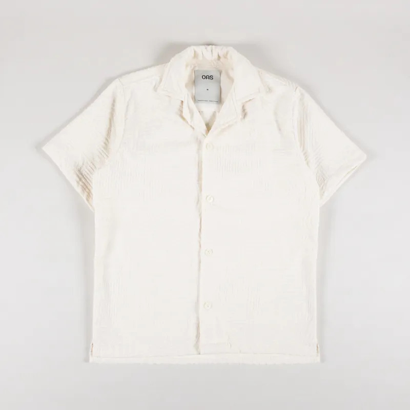 Oas Cream Golconda Cuba Terry Shirt Off White