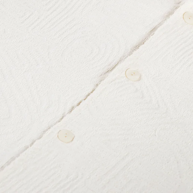 Oas Cream Golconda Cuba Terry Shirt Off White-3