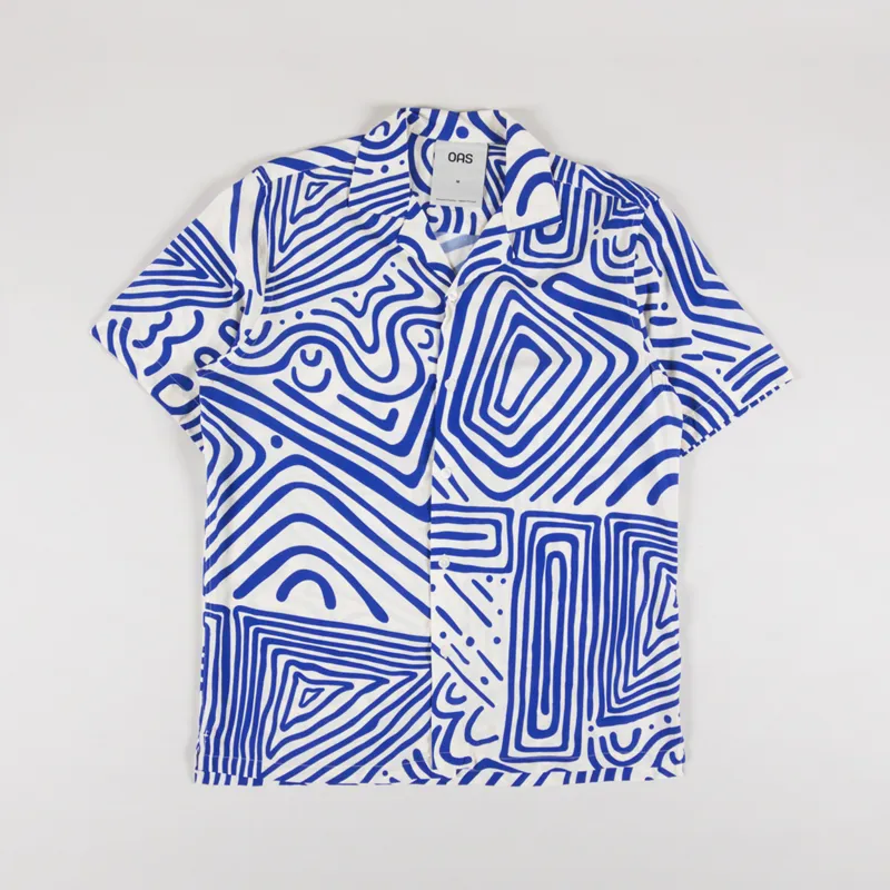 Oas Eldovado Viscose Shirt Blue