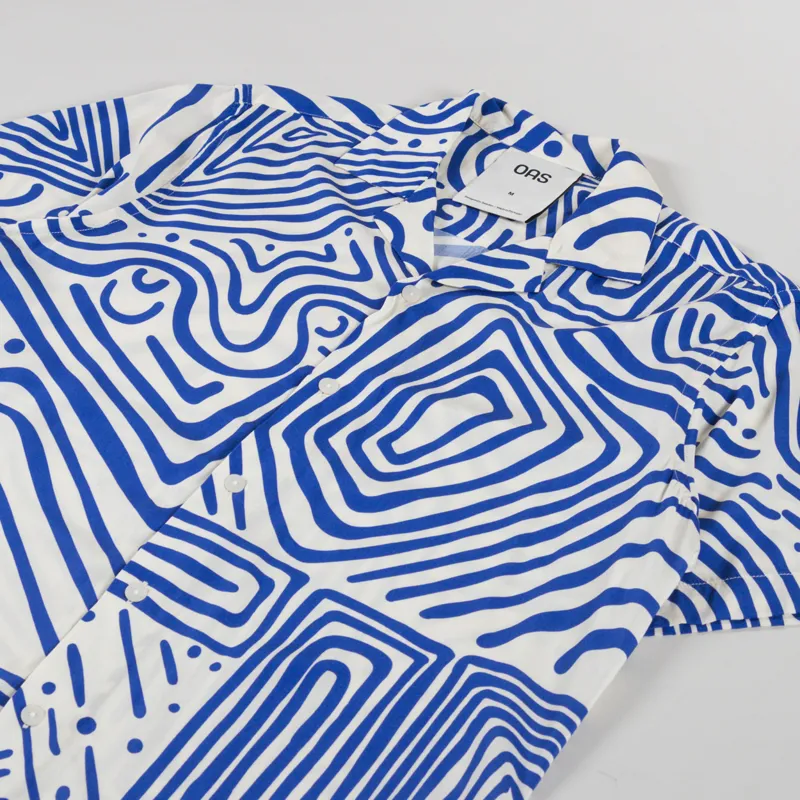 Oas Eldovado Viscose Shirt Blue-1