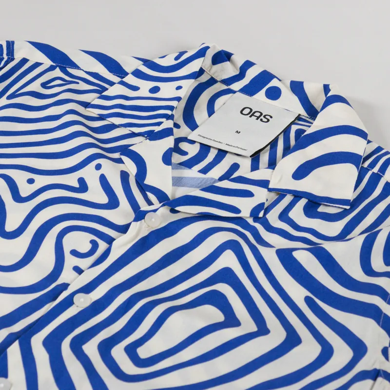 Oas Eldovado Viscose Shirt Blue-2