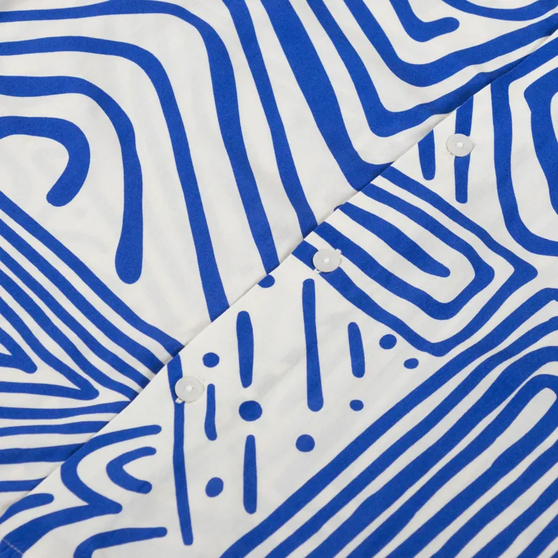 Oas Eldovado Viscose Shirt Blue-3