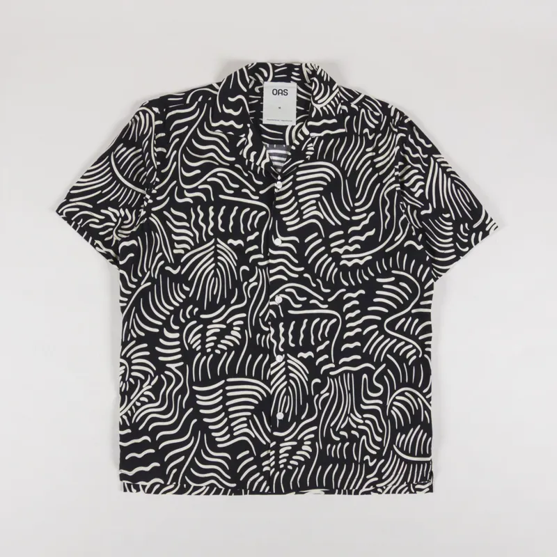 Oas Tar Lorenzo Viscose Shirt Black