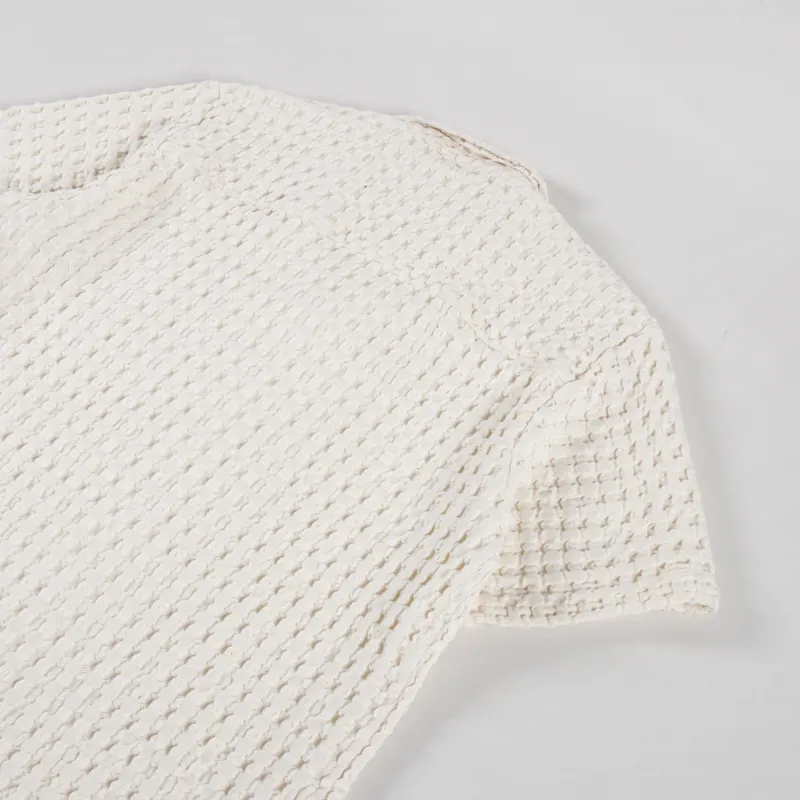 Oas Cuba Waffle Shirt Ecru Off White-3